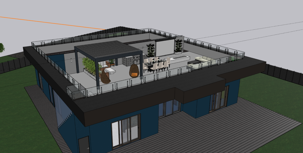 katuse terassi ülevalt vaade3d